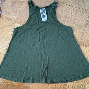 Free People Army Green Tank Top - Small